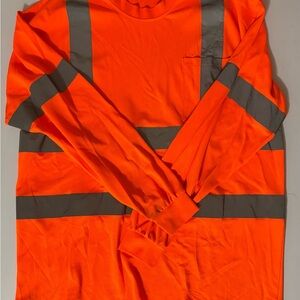 High-Visibility Orange Safety Shirt